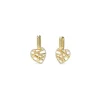 Boucles d'oreilles JUBE03098JWYG Guess Bijoux - HEART CAGE Acier Doré