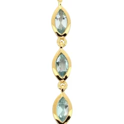 Boucles d'oreilles Kira Doré & Topaz