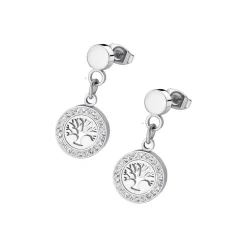 Boucles d'oreilles Lotus Style Rainbow LS1869-4-1 - RAINBOW Acier Argenté Femme