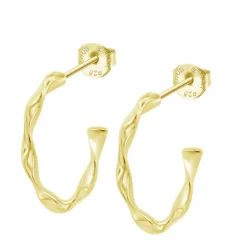 Boucles d'oreilles Lotus Silver Hoops - LP3781-4-4