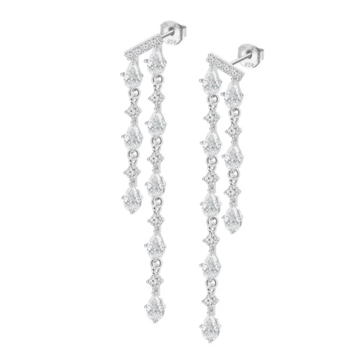 Boucles d'oreilles Lotus Silver Glam - LP3802-4-1