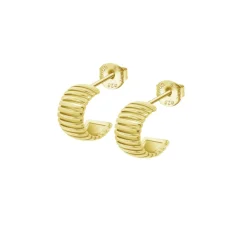 Boucles d'oreilles Lotus Silver Hoops - LP3782-4-2