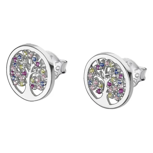 Boucles d'oreilles Lotus Silver TREE OF LIFE LP1890-4-1 - Boucles d'oreilles TREE OF LIFE Argent