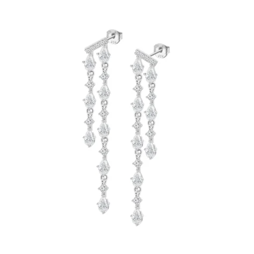 Boucles d'oreilles Lotus Silver Glam - LP3802-4-1