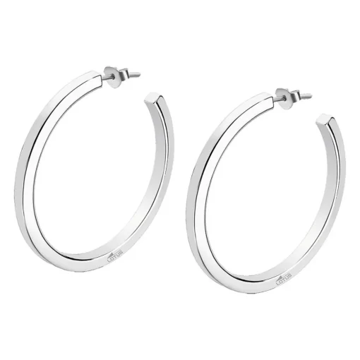 Boucles d'oreilles Lotus Silver It Girls LP1933-4-1 - Boucles d'oreilles Creole 40mm