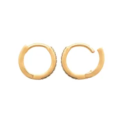 Boucles d'oreilles mini créoles 11mm plaqué or Maison de la Bijouterie Y634ZZ0