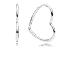 Boucles d'oreilles Pandora Amour 297822 - Boucles d'oreilles Coeurs Stylisés Femme