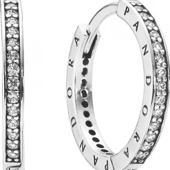 Boucles D'Oreilles Pandora 290558CZ - Créoles PANDORA