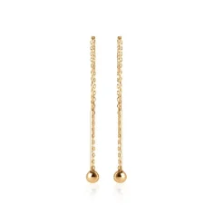 Boucles d'oreilles Pendantes perle plaqué or Maison de la Bijouterie Y5Z3500