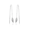 Boucles d'oreilles Pendantes femme plume Argent Maison de la Bijouterie W5YV600