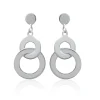 Boucles d'oreilles Pendantes fantaisie Argent Maison de la Bijouterie W466Z00