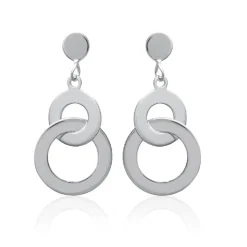 Boucles d'oreilles Pendantes fantaisie Argent Maison de la Bijouterie W466Z00