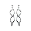 Boucles d'oreilles Pendantes torsadées Argent Maison de la Bijouterie W364U00