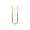 Boucles d'oreilles pendantes plaqué or oxyde de zirconium Maison de la Bijouterie Y53WYZ0