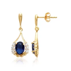 Boucles d'oreilles Pendantes Maison de la Bijouterie Y4YY64Z Plaqué or