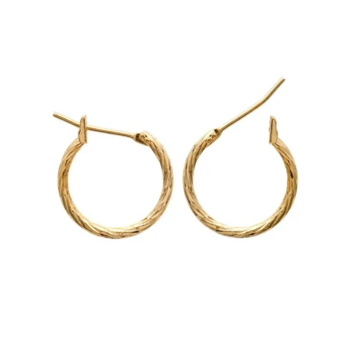 Boucles d'oreilles plaqué or créoles 16mm Maison de la Bijouterie Y6Z4UZ6