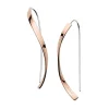Boucles d'oreilles Skagen Bijoux-Acier Doré rose