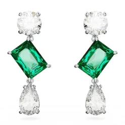 Boucles d'oreilles Swarovski Mesmera 5665878 - PE SD TRIO White/RHS