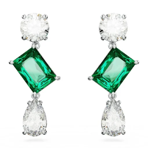 Boucles d'oreilles Swarovski Mesmera 5665878 - PE SD TRIO White/RHS
