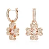 Boucles d'oreilles Swarovski Idyllia 5674212 - PE MN CZ Clover Silk/ROS
