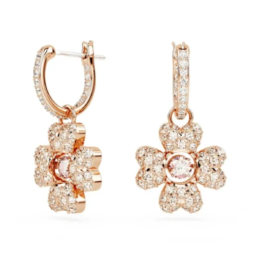 Boucles d'oreilles Swarovski Idyllia 5674212 - PE MN CZ Clover Silk/ROS