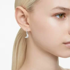 Boucles d'oreilles Swarovski Luna 5666157 - PE Mini CRE/RHS