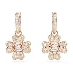 Boucles d'oreilles Swarovski Idyllia 5674212 - PE MN CZ Clover Silk/ROS