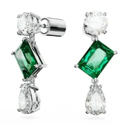 Boucles d'oreilles Swarovski Mesmera 5665878 - PE SD TRIO White/RHS