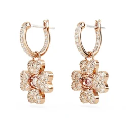 Boucles d'oreilles Swarovski Idyllia 5674212 - PE MN CZ Clover Silk/ROS