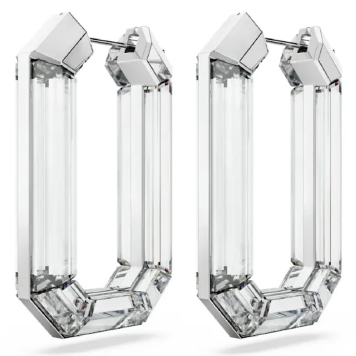 Boucles d'oreilles Swarovski Lucent 5671087 - PE WHI/RHS