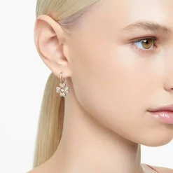 Boucles d'oreilles Swarovski Idyllia 5674212 - PE MN CZ Clover Silk/ROS
