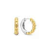 Boucles D'Oreilles Ti Sento - 7961SY Argent Doré Effet Tressé