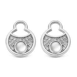 Boucles d'oreilles Ti Sento 9188MW - Boucles d'oreilles Acier Argentées Femme