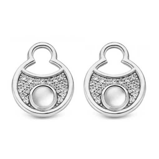 Boucles d'oreilles Ti Sento 9188MW - Boucles d'oreilles Acier Argentées Femme