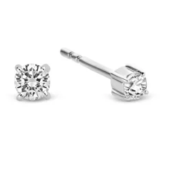 Boucles d'Oreilles Ti Sento Indigo Impressions 7790ZI - Boucles d'Oreilles puces Argent oxydes de zirconium sertis griffe