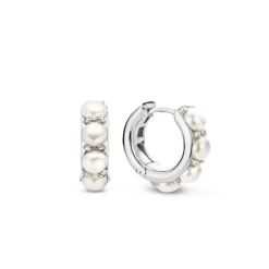 Boucles D'Oreilles Ti Sento - 7962PW Argent Rhodié Et Perles Synthétiques