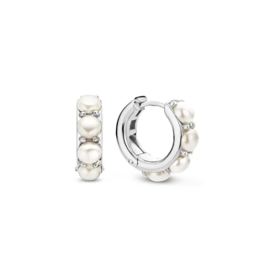 Boucles D'Oreilles Ti Sento - 7962PW Argent Rhodié Et Perles Synthétiques