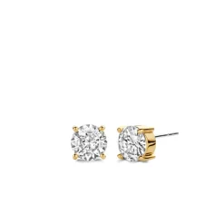 Boucles D'Oreilles Ti Sento - 7321ZY Argent Doré Oxydes De Zirconium