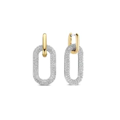 Boucles d'oreilles Ti Sento 7844ZY - Argent, plaqué or