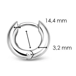 Boucles d’oreilles Ti Sento 7210SI-H - Argent