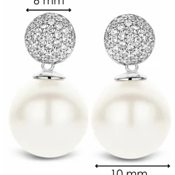 Boucles d'oreilles Ti Sento 7721PW - Boucles d'oreilles Argent Perle