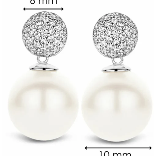 Boucles d'oreilles Ti Sento 7721PW - Boucles d'oreilles Argent Perle