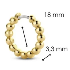 Boucles d'oreilles Ti Sento 7825SY-H - Argent, plaqué or