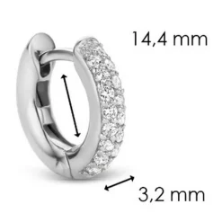 Boucles d’oreilles Ti Sento 7210ZI-H - Argent