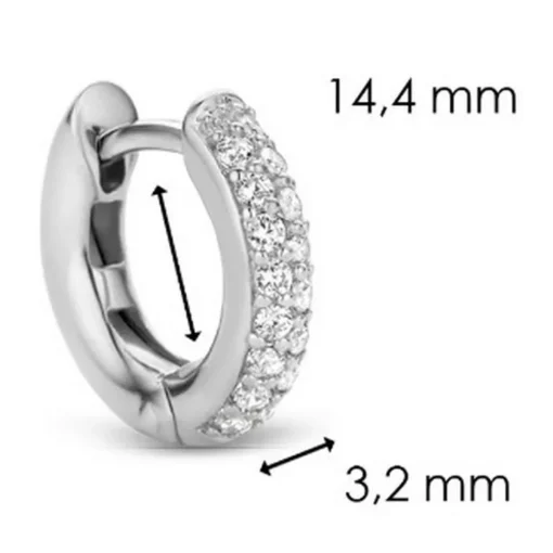 Boucles d’oreilles Ti Sento 7210ZI-H - Argent