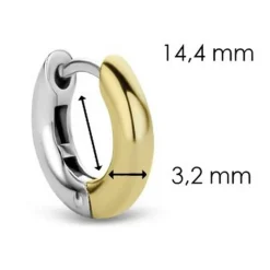 Boucles d’oreilles Ti Sento 7210SY-H - Argent, plaqué or