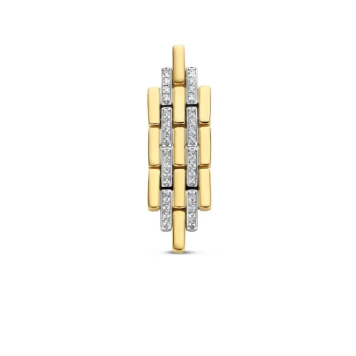 Boucles d'oreilles Ti Sento 7891ZY-H - Argent, plaqué or