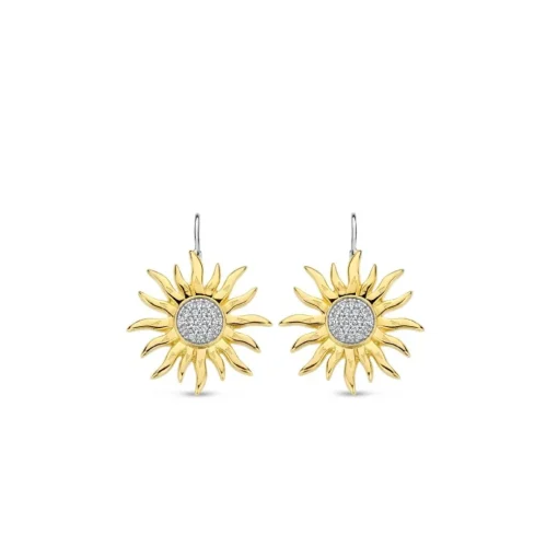 Boucles D'Oreilles Ti Sento - 7972ZY Argent Doré Soleil