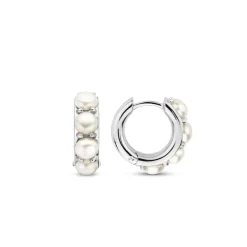 Boucles D'Oreilles Ti Sento - 7962PW Argent Rhodié Et Perles Synthétiques