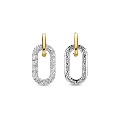 Boucles d'oreilles Ti Sento 7844ZY - Argent, plaqué or